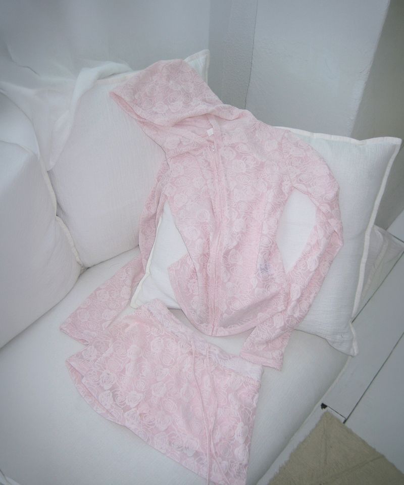rose lace corset sk (4colors)