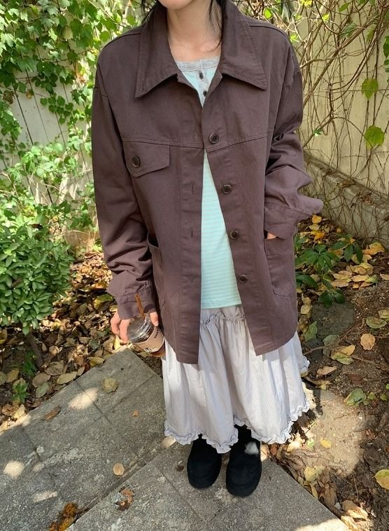 26FW★ [BAONHAUS] Basdi Half Walk Field Jacket