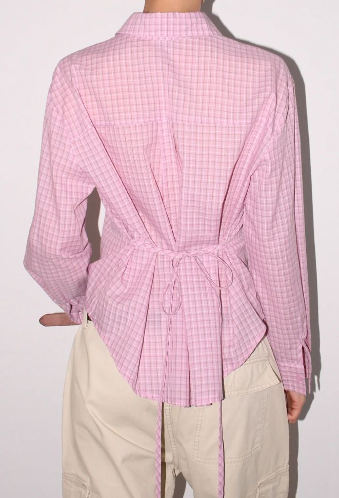 BACK STRAP CHECK SHIRT