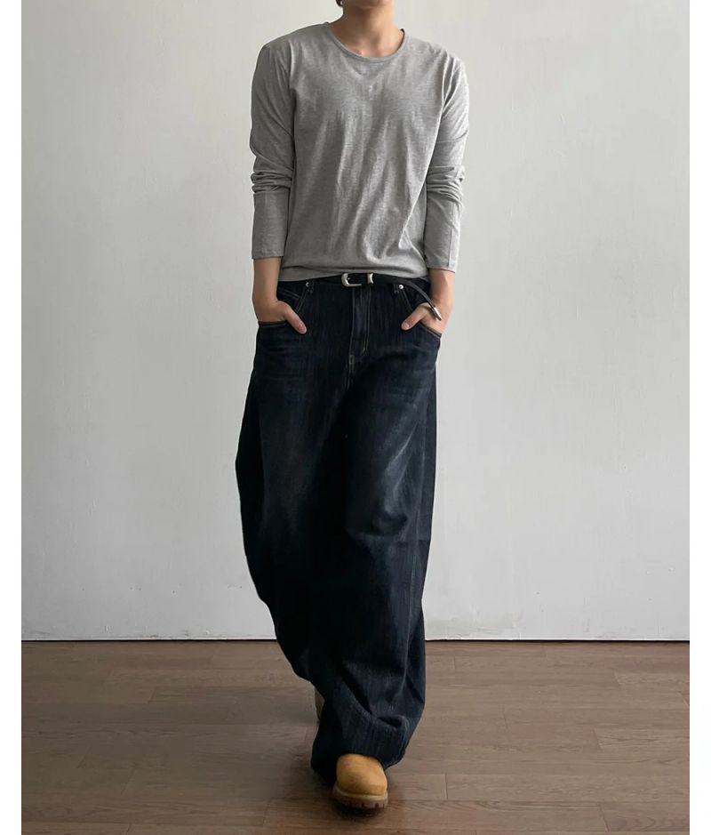 Normal Standard U-Neck Long Sleeve