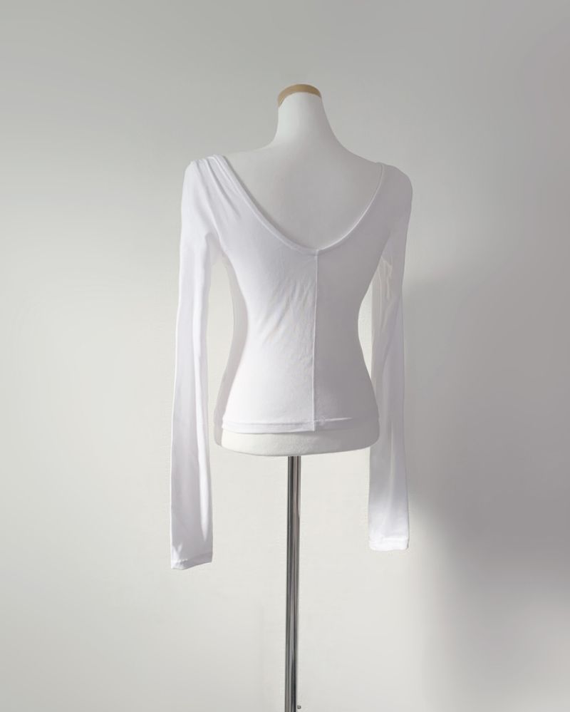 Kiki Snap Button Top (White)