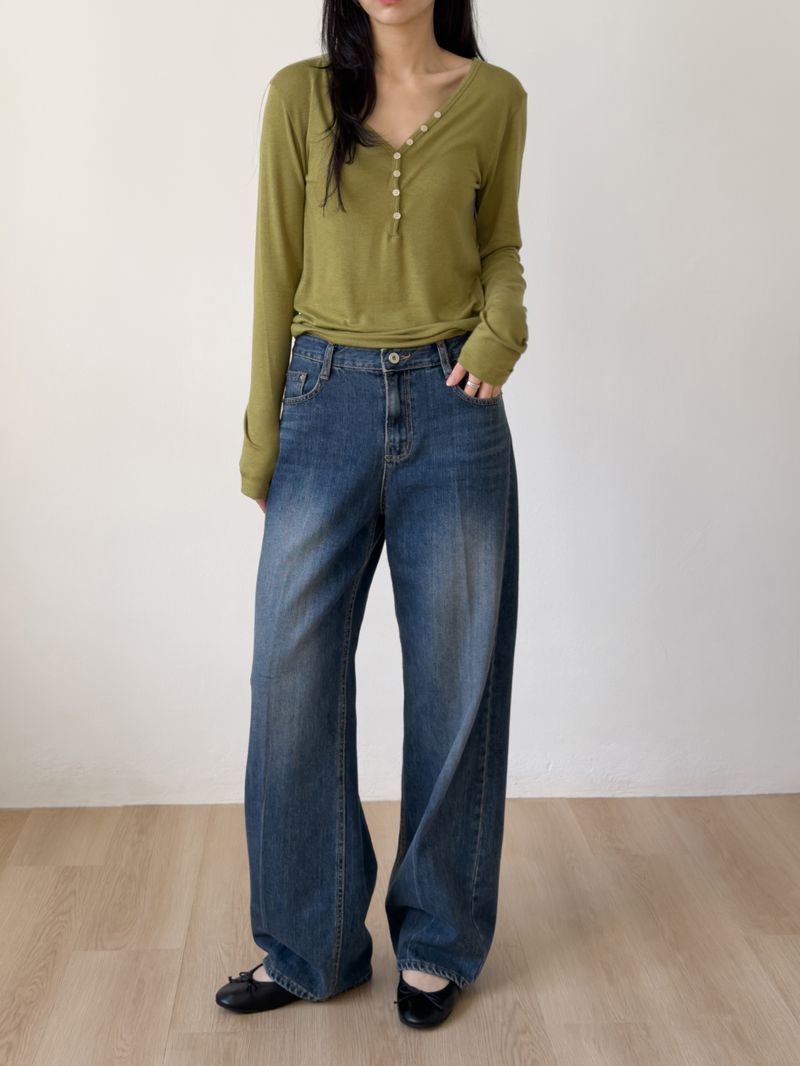 INCHANT ME(インチャントミー)の「610 Center Crease Semi-Wide Denim Pants(Pants)」