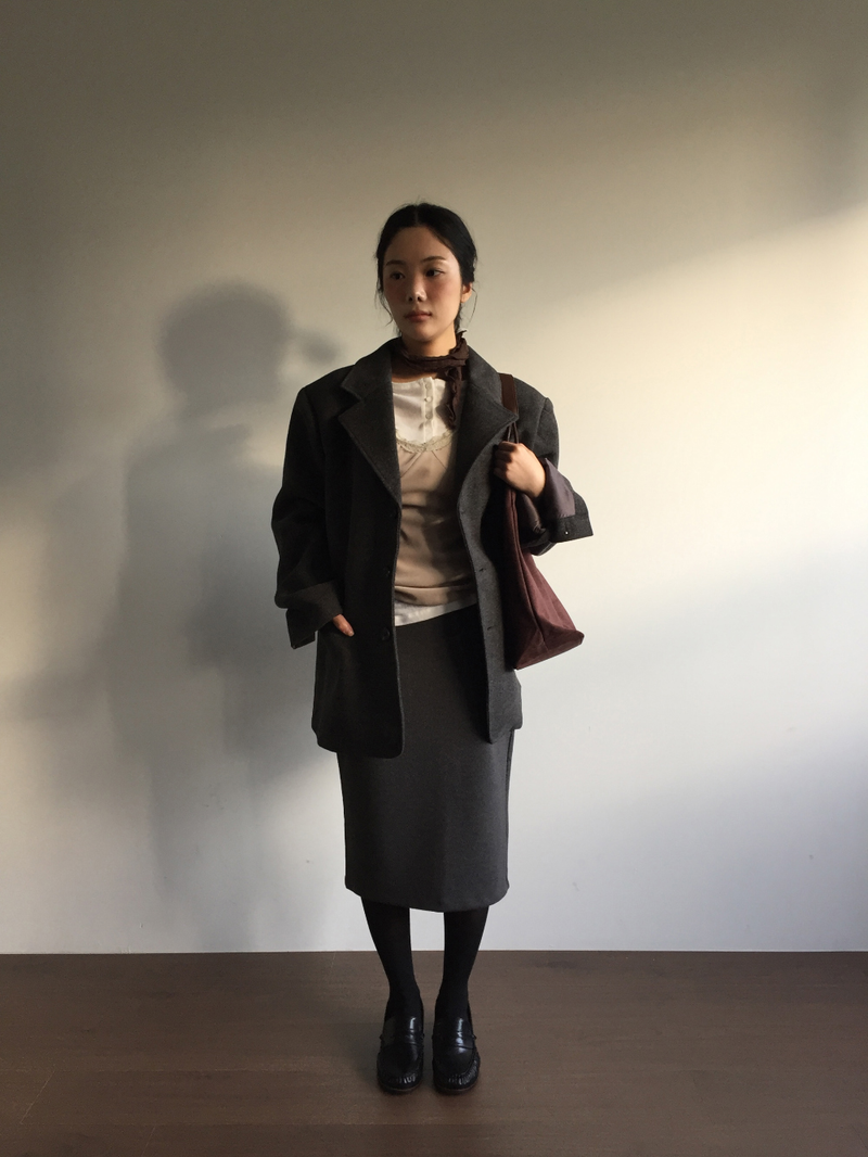 Artie slim skirt (2color)