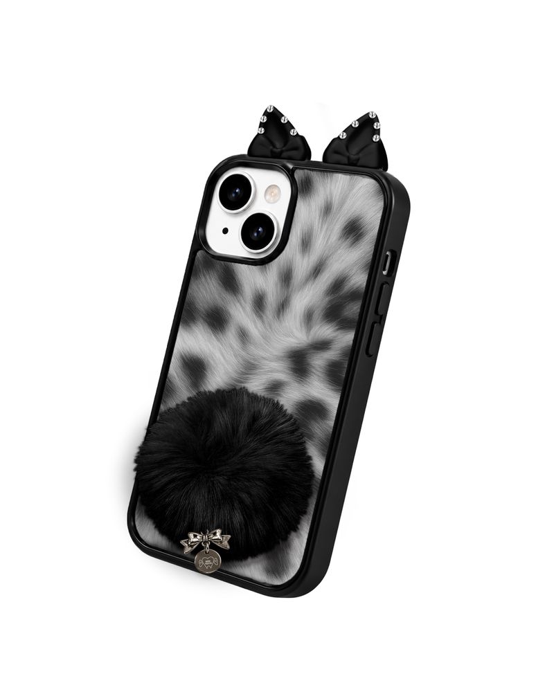 Naughty Kitty Case (Leopard Black)