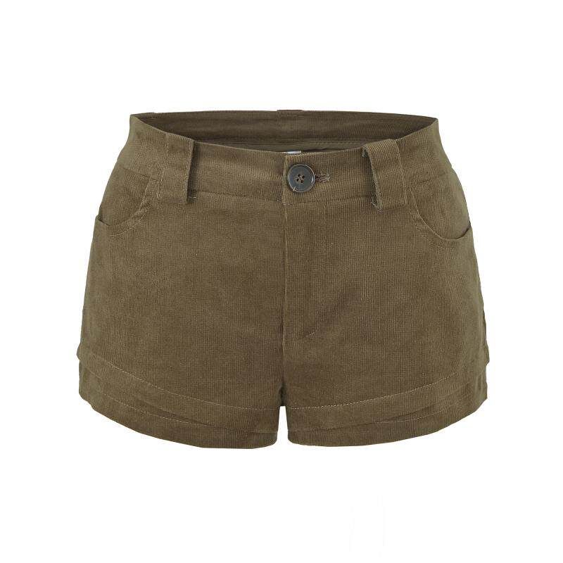 Corduroy Micro Shorts