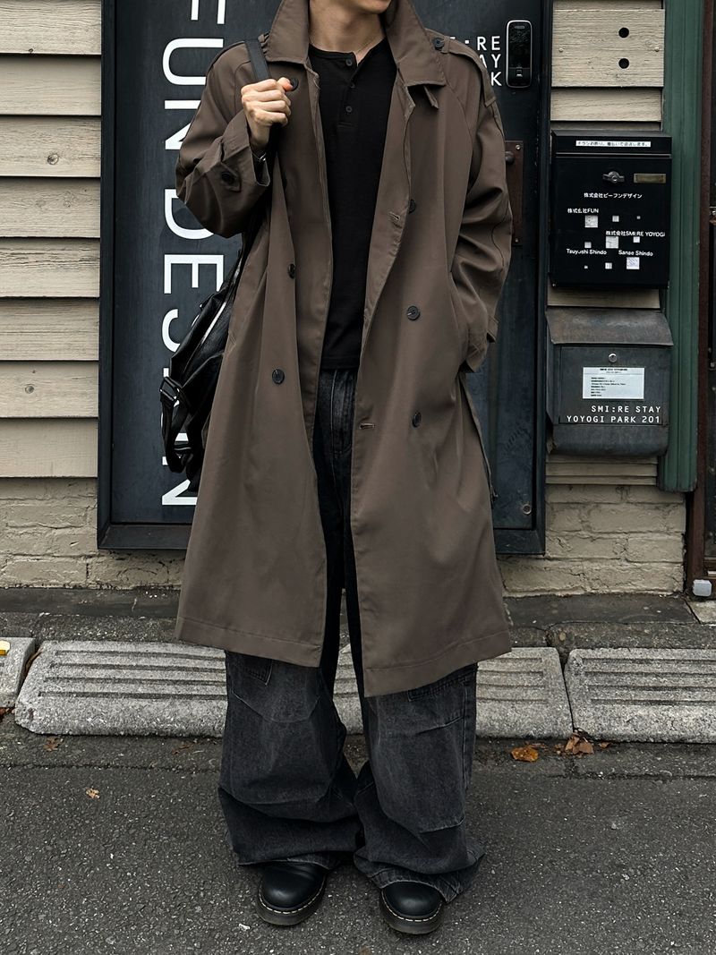 Eden long trench coat
