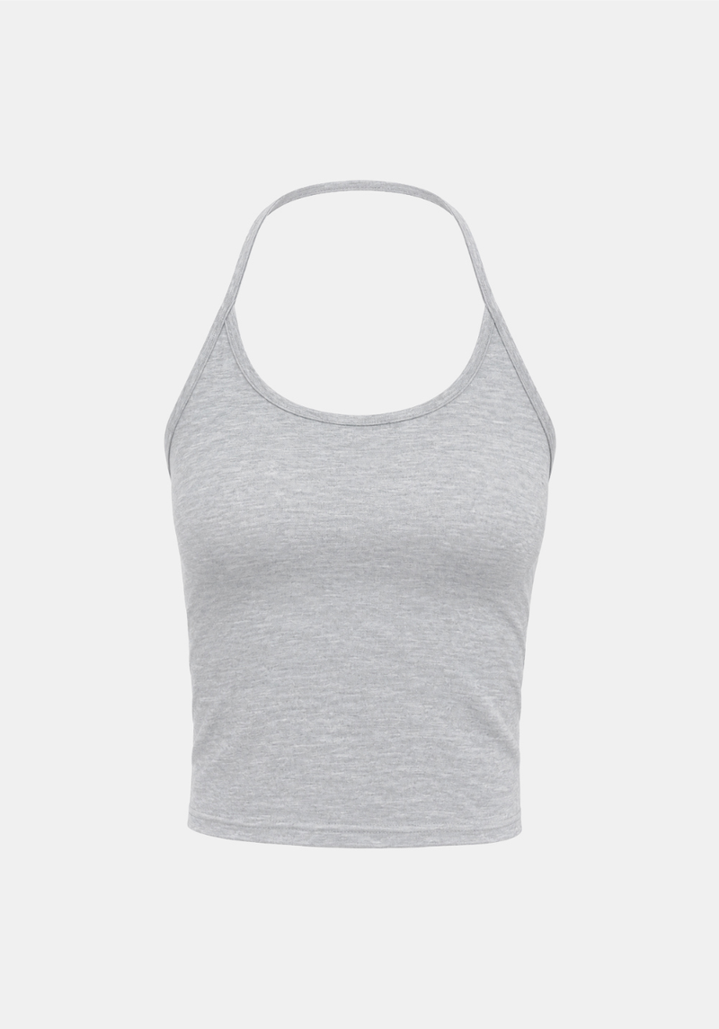 Luna Slim Halter Sleeveless Top