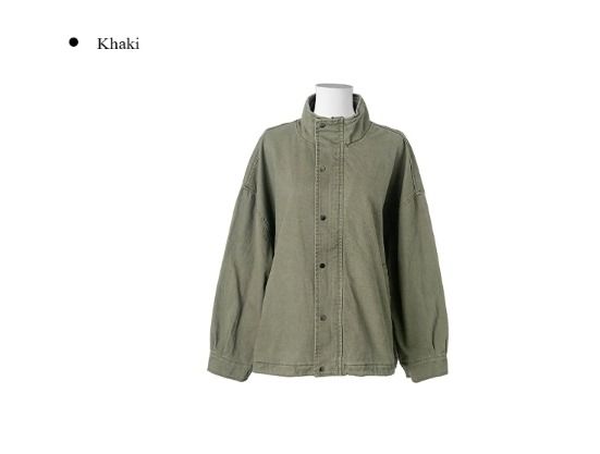ボンカウォッシングツーウェイストリングショートフィールドジャケット