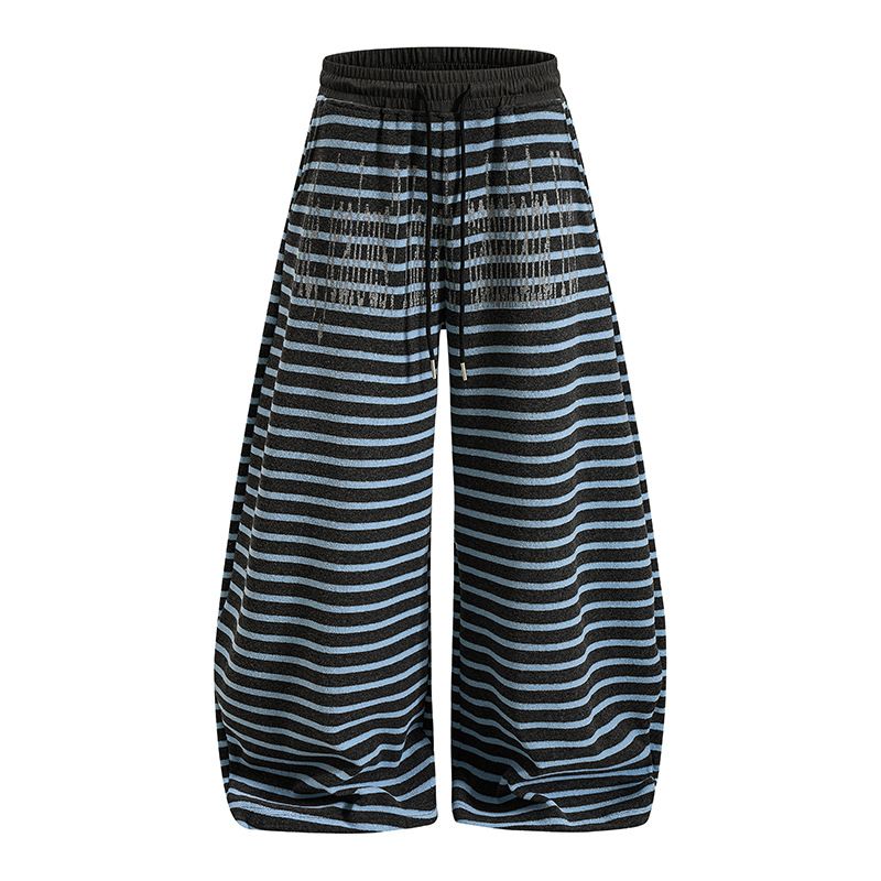 Lily Striped Wide Knit Pants