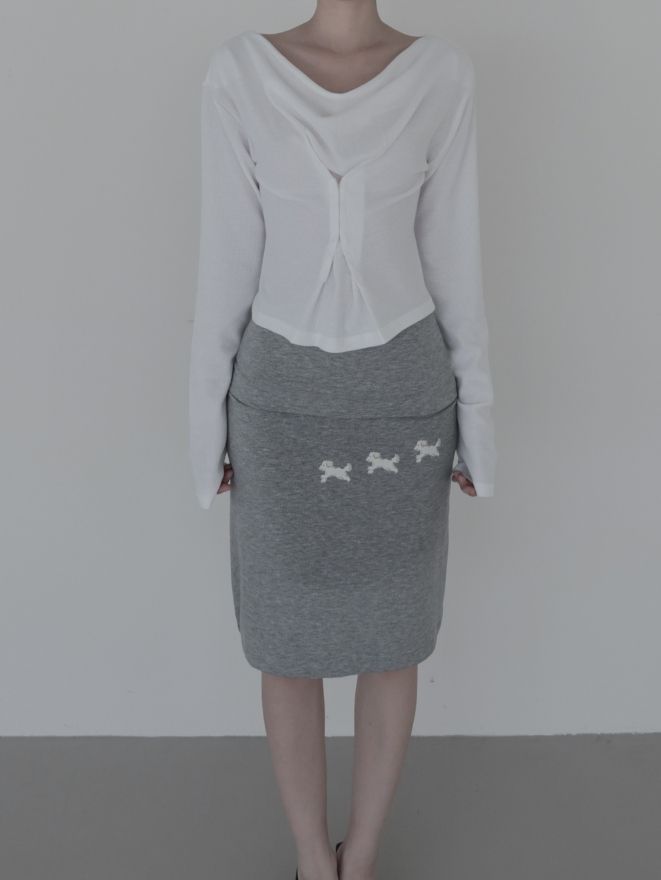 Pouch Midi Skirt