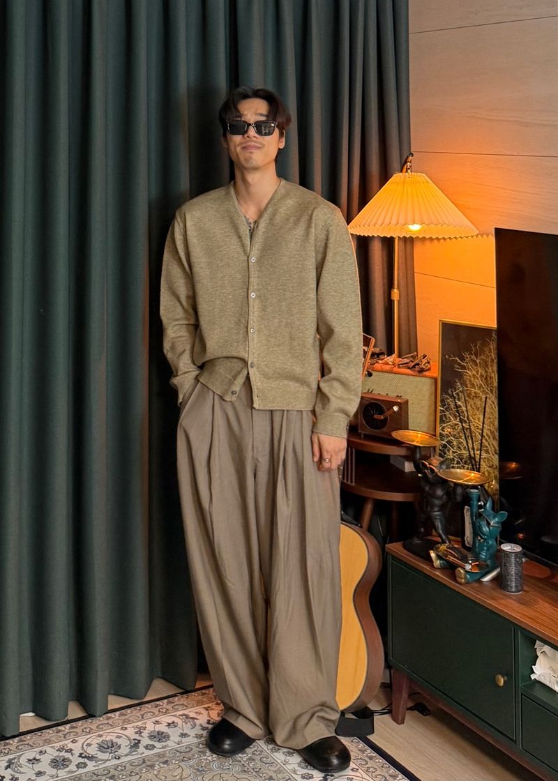 Modal Y-Neck Cardigan 6COLOR