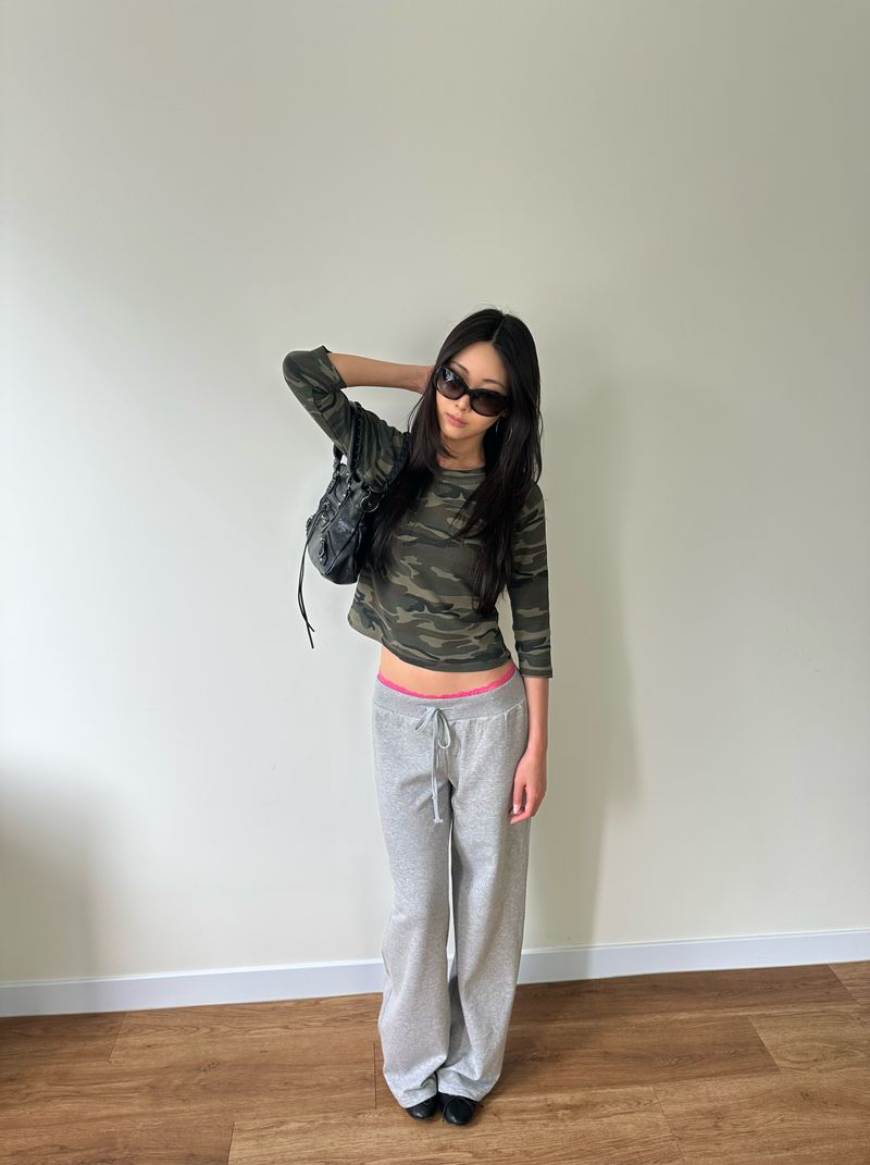 lowrise sweat pants