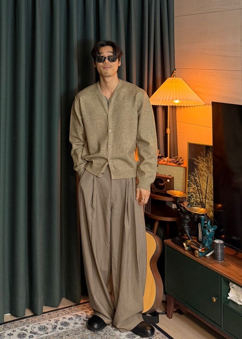 Modal Y-Neck Cardigan 6COLOR