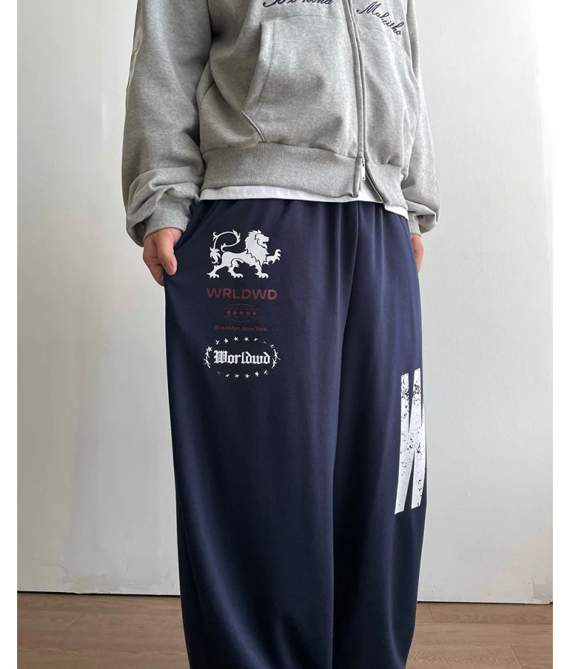 Geo-Printed Sweatpants