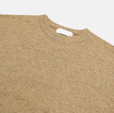 Daol Line Washable Semi-Crop Round Knit