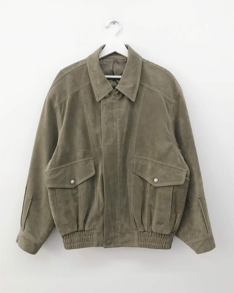 Western Suede Blouson (2color)