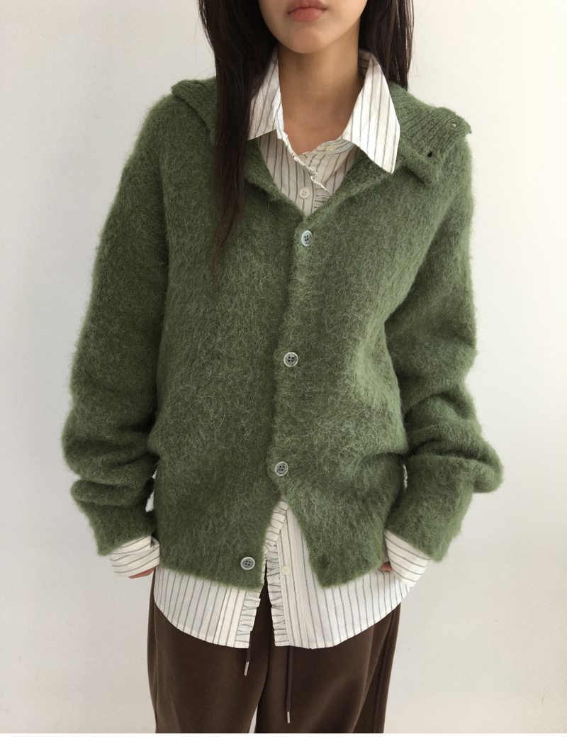Ondes Frill Placket Shirt (2color)