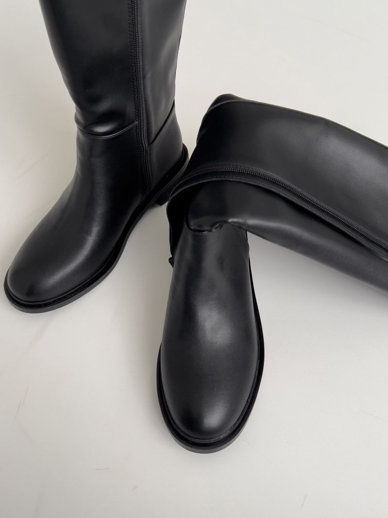 Boston Round Long Boots