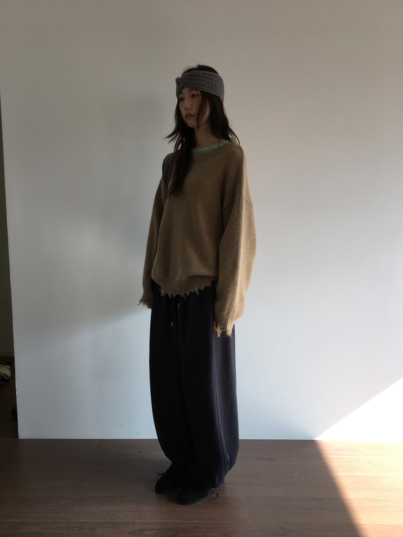 Laru Damage Knit (3color)
