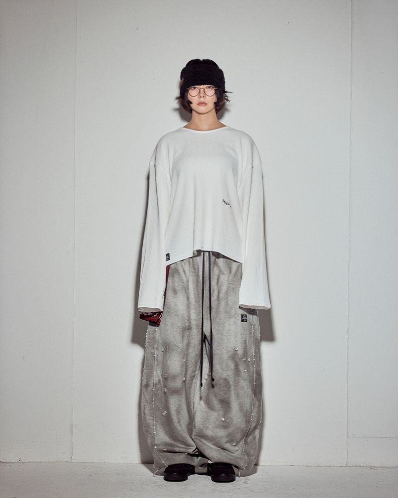 VTG printing heavy waffle LS-IV