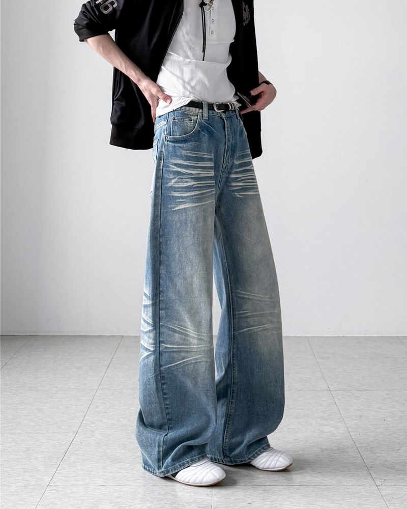 Filine Washing Wide Denim