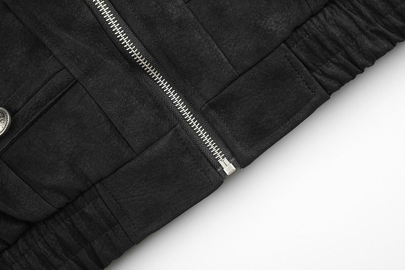 Lucy Fur Hood Military Shearling Jacket