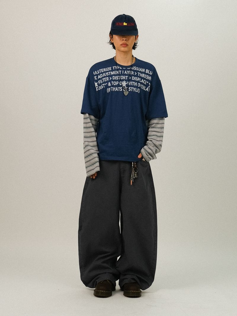SN Graphic Layered Long Sleeve T