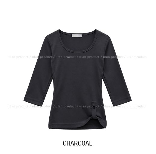Mods Adjust Button Three Quarter T-shirt