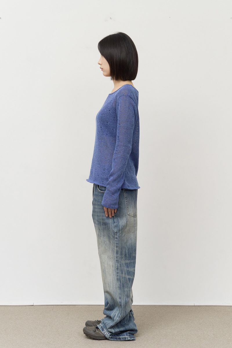 (W) Leaf Knit