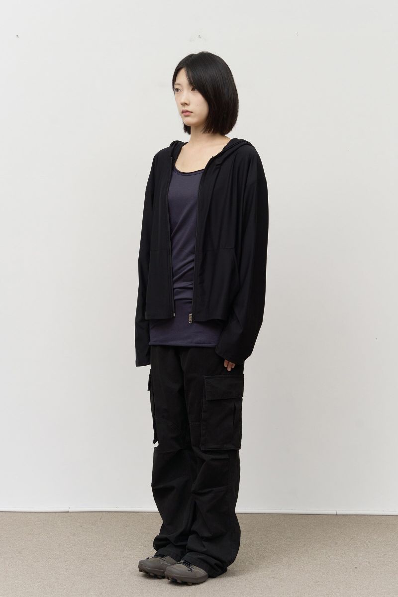 Riso Jersey Zip Hoodie