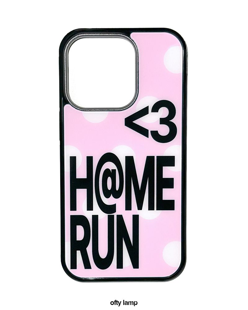 ofty lamp（オフティランプ）の「[made]LOVE HOMERUN フォンケース (glass bumper)（スマホグッズ/小物）」
