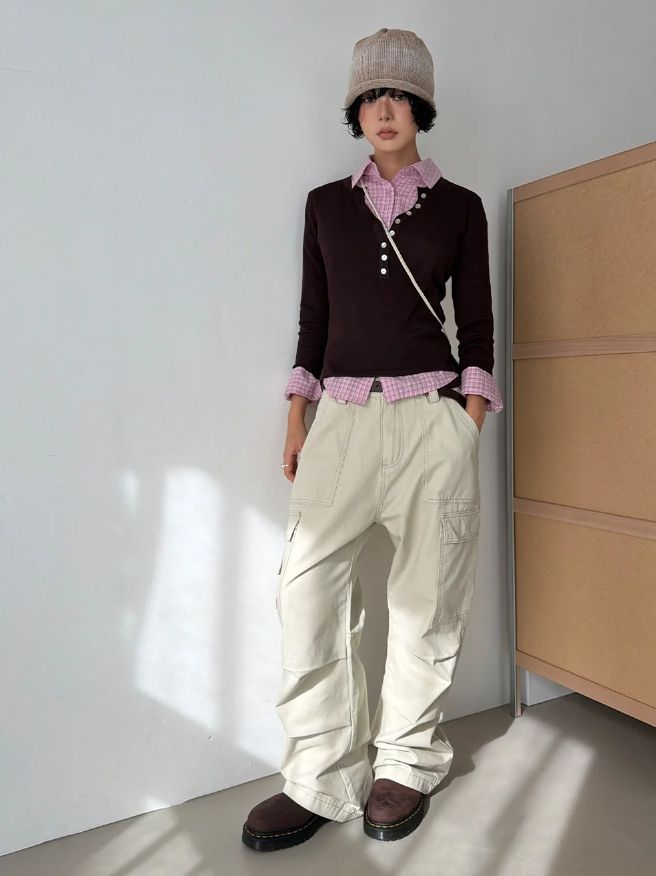 PIGMENT DOUBLE TUCK PANTS