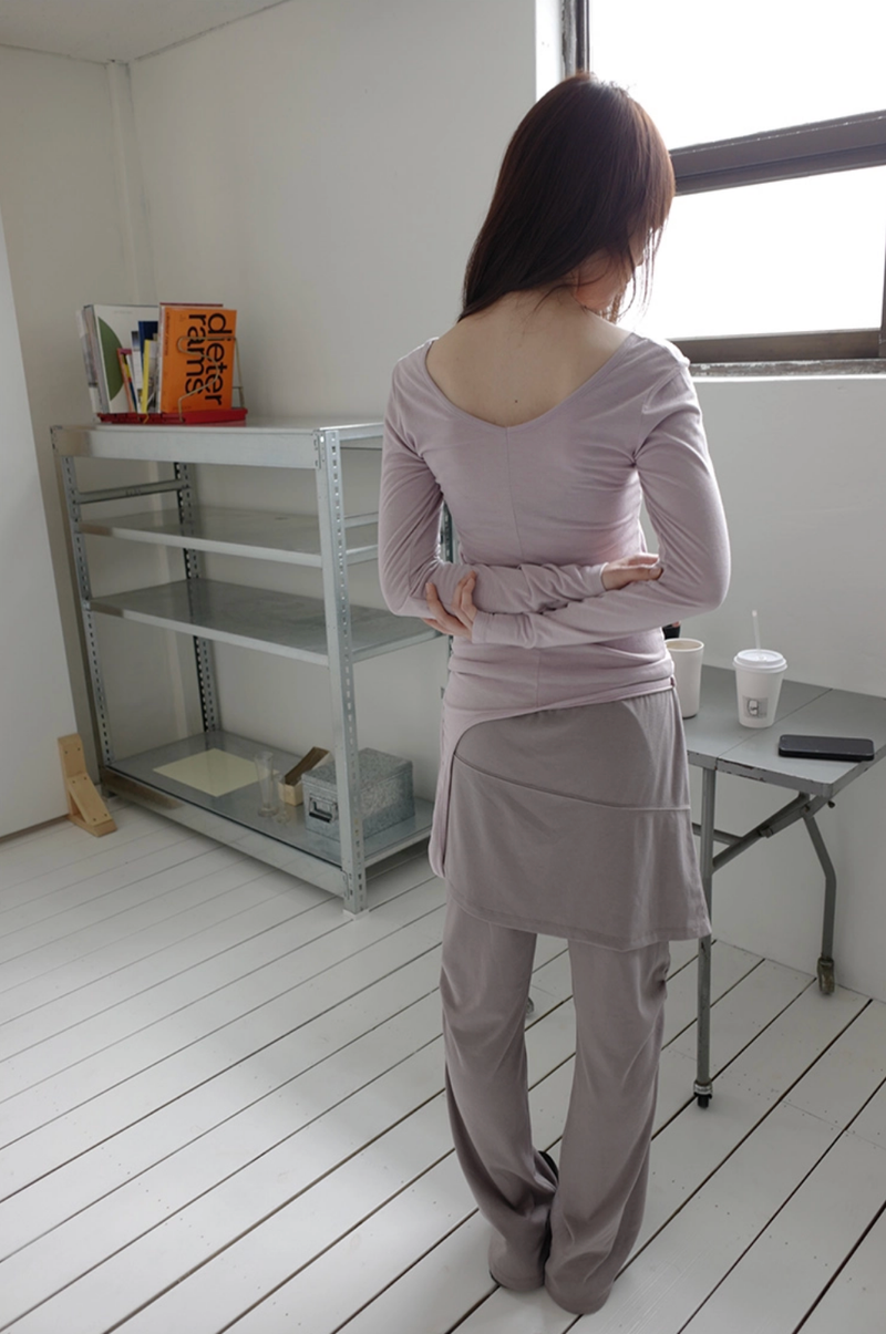 ballet skirt pants (2c)