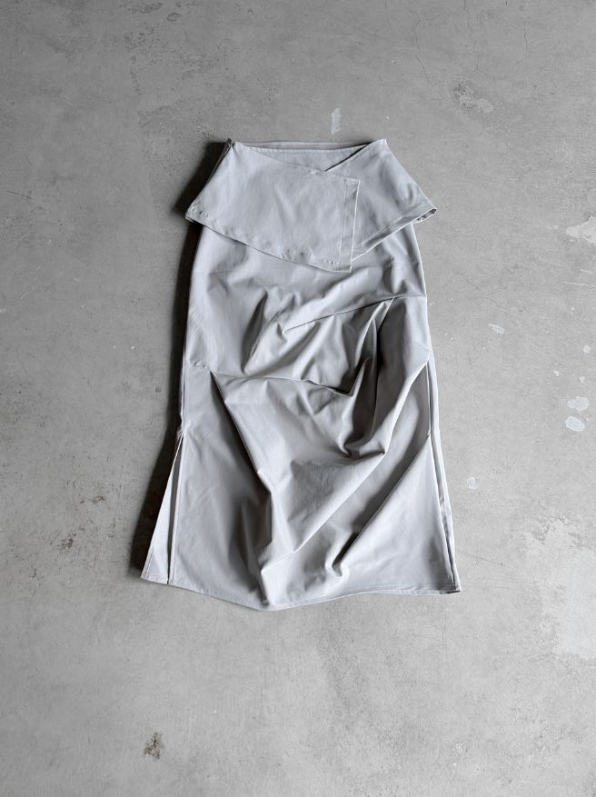 Lot Script Maxi Wrap Skirt
