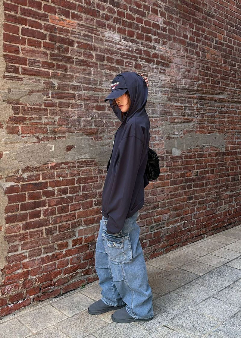 SLEEK HOOD ZIP-UP (3color)