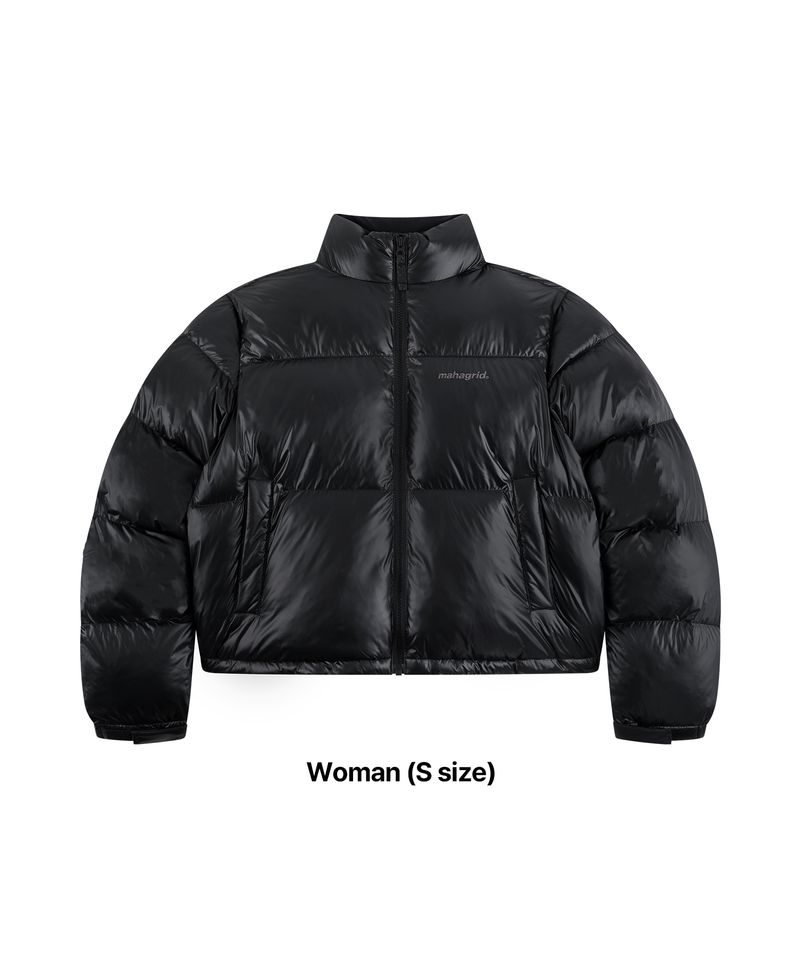 BASIC WARM BALL PADDING JACKET_GLOSSY BLACK