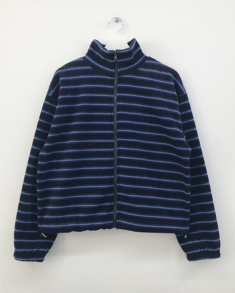 Hippo Stripe Fleece Zip-up (3color)