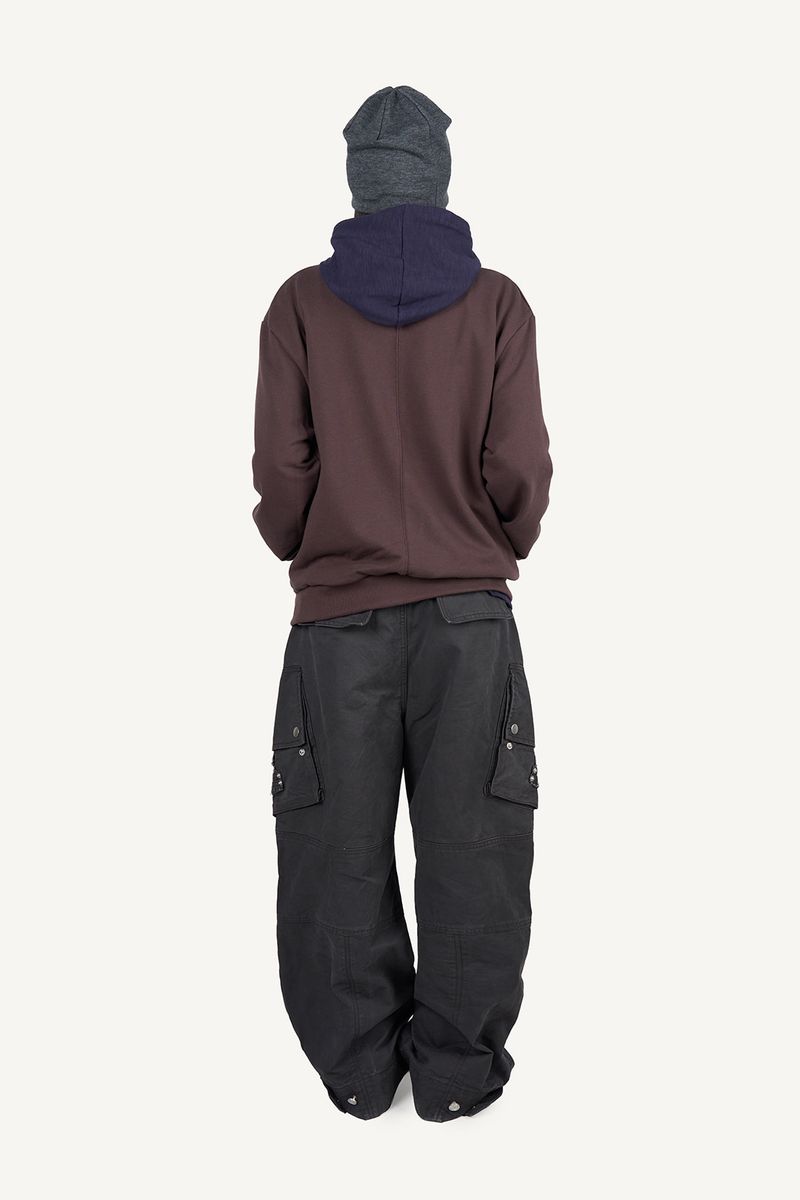Rivet High-Neck Sweat Zip-Up