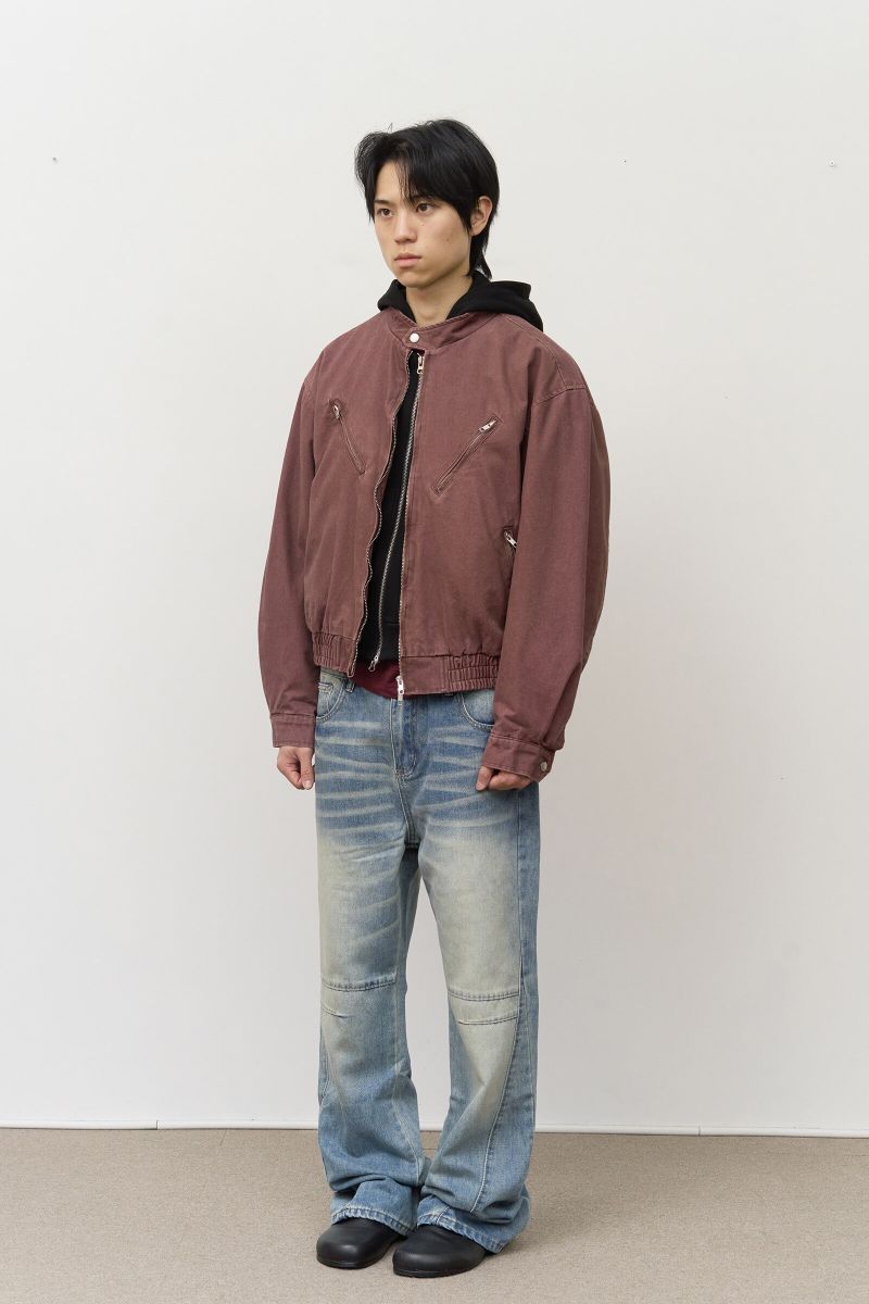 Youth Washed Biker Blouson