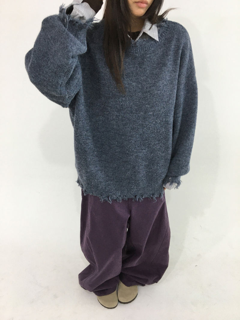 Laru Damage Knit (3color)
