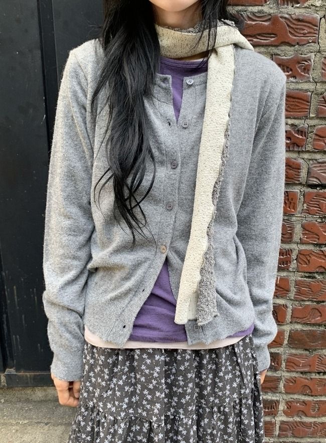 26FW★ [BAONHAUS] Formidi Round Cashmere Cardigan