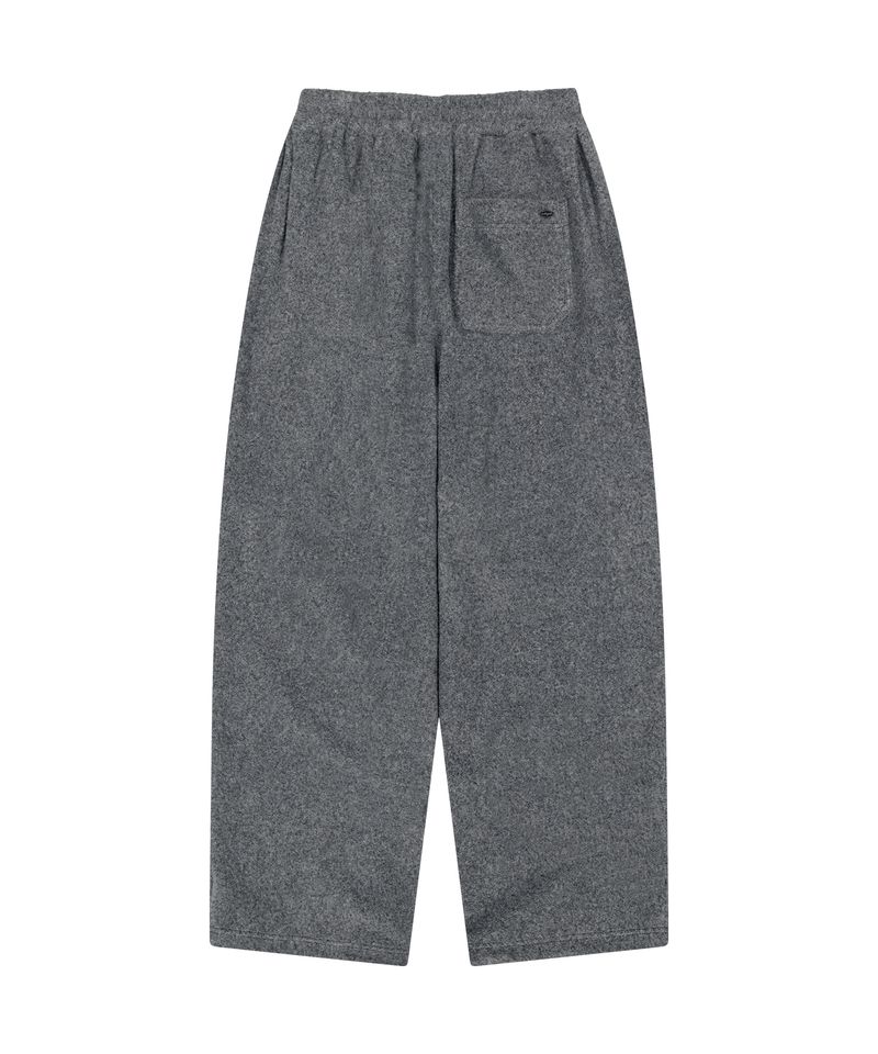 WIDE FLEECE PANTS_CHARCOAL