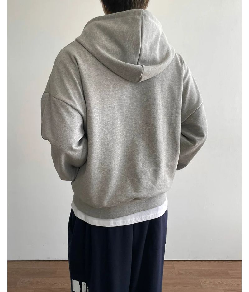 Spur Embroidery Hood Zip-up