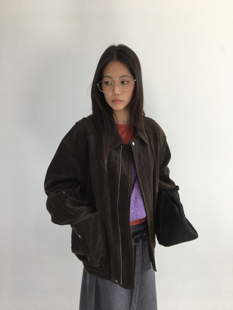 Western Suede Blouson (2color)