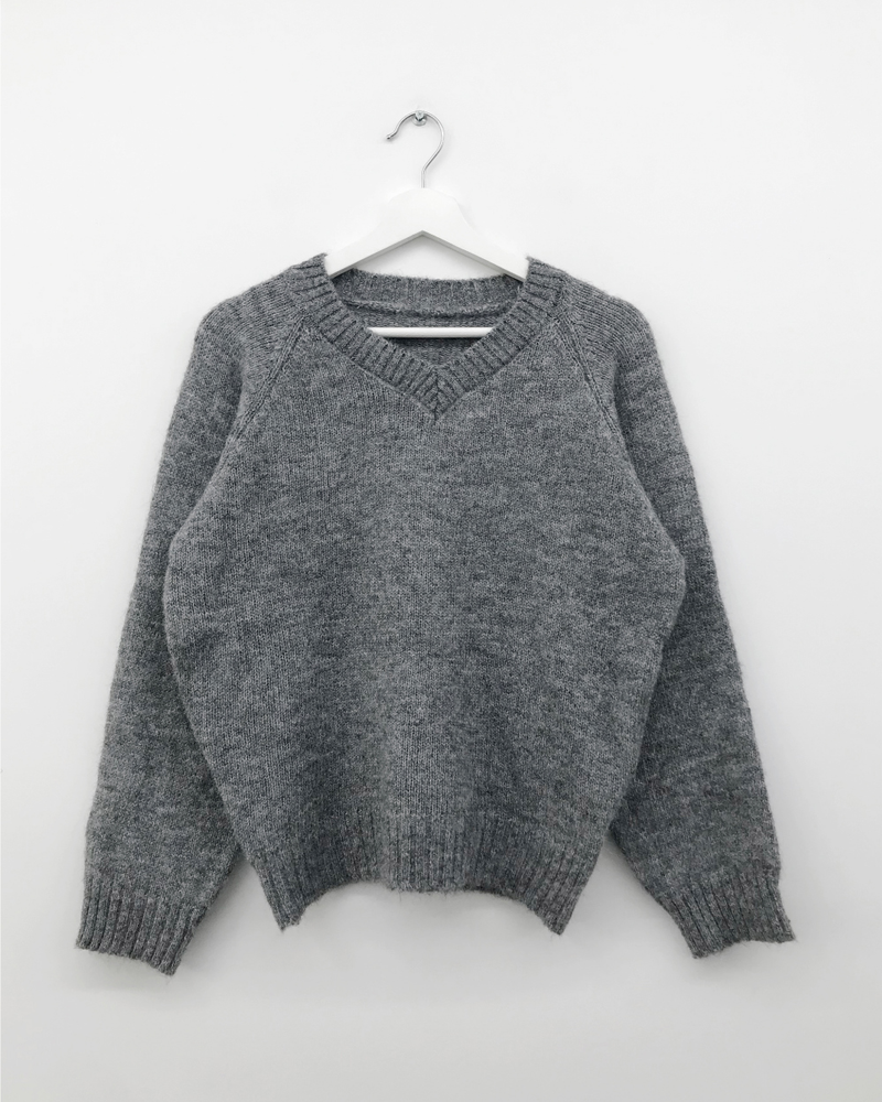 Cozys V-neck knit (5color)