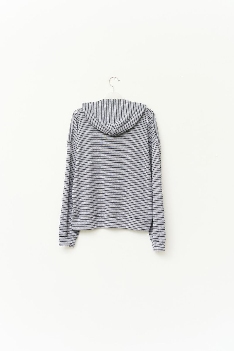 Eha Striped Zip hoodie