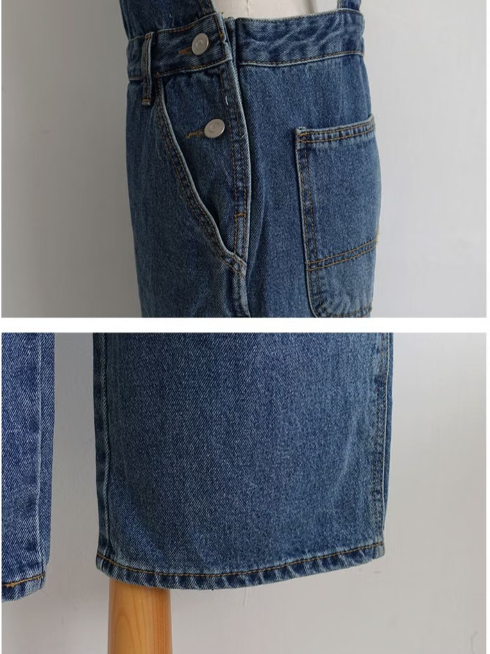 DOWNTOWN DENIM OVERALLS
