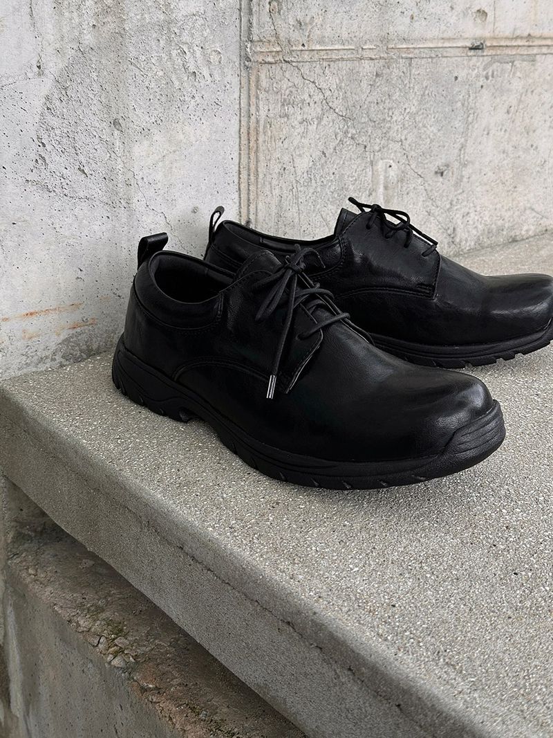 lemenne（ルメンヌ）の「LMN タミローファー +3cm エレベーターシューズ (ブラック)（シューズ）」