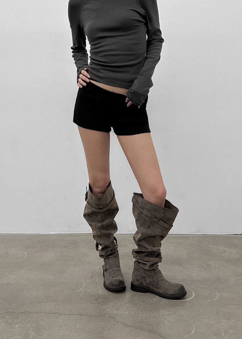 BLACKUP（ブラックアップ）の「[MADE] Trio Low-Waist Elastic Pants（Pants）」