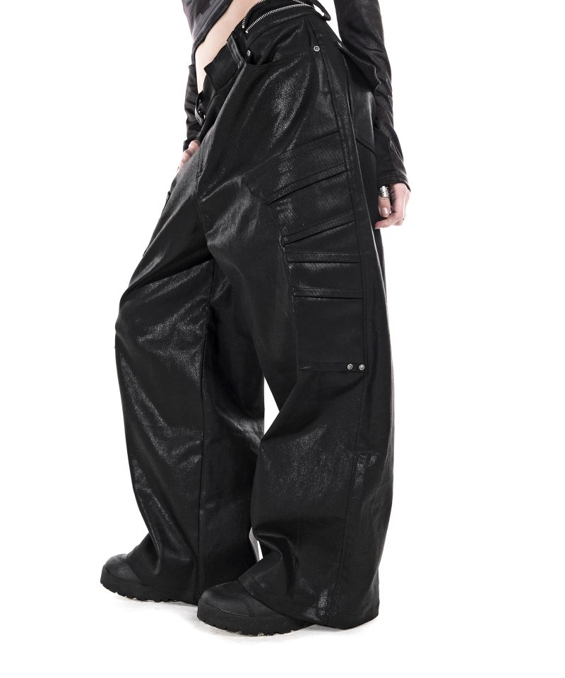 GLOW DENIM WIDE PANTS